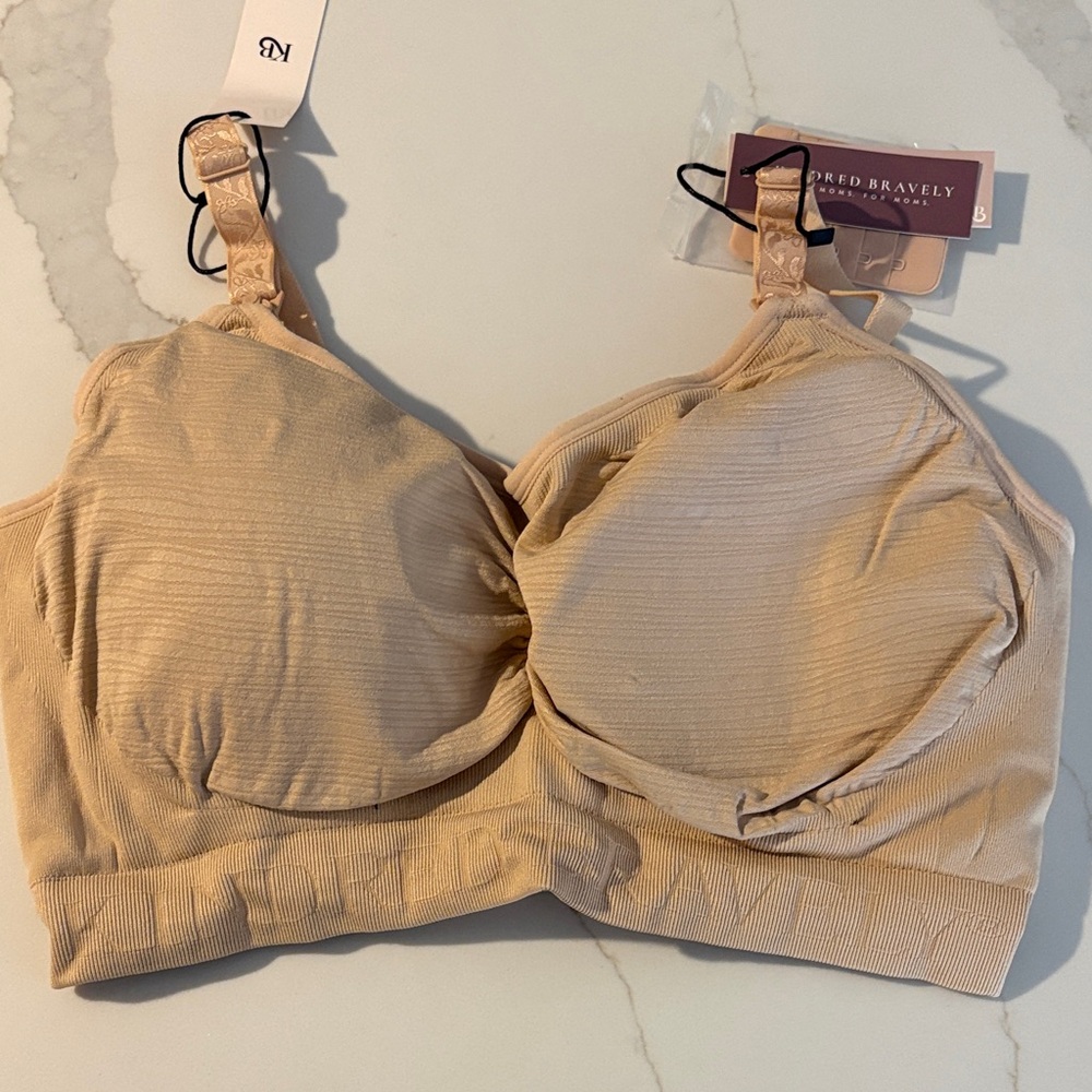 Kindred Bravely Nude Seamless Maternity & Nursing Bra